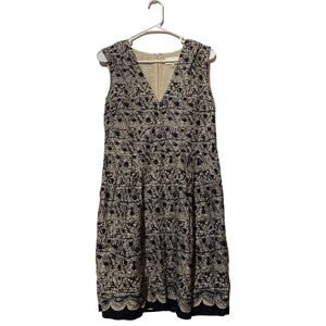 Adam Lippes Collective Womens Floral Sleeveless‎ Dress Size 10 w/ Pockets